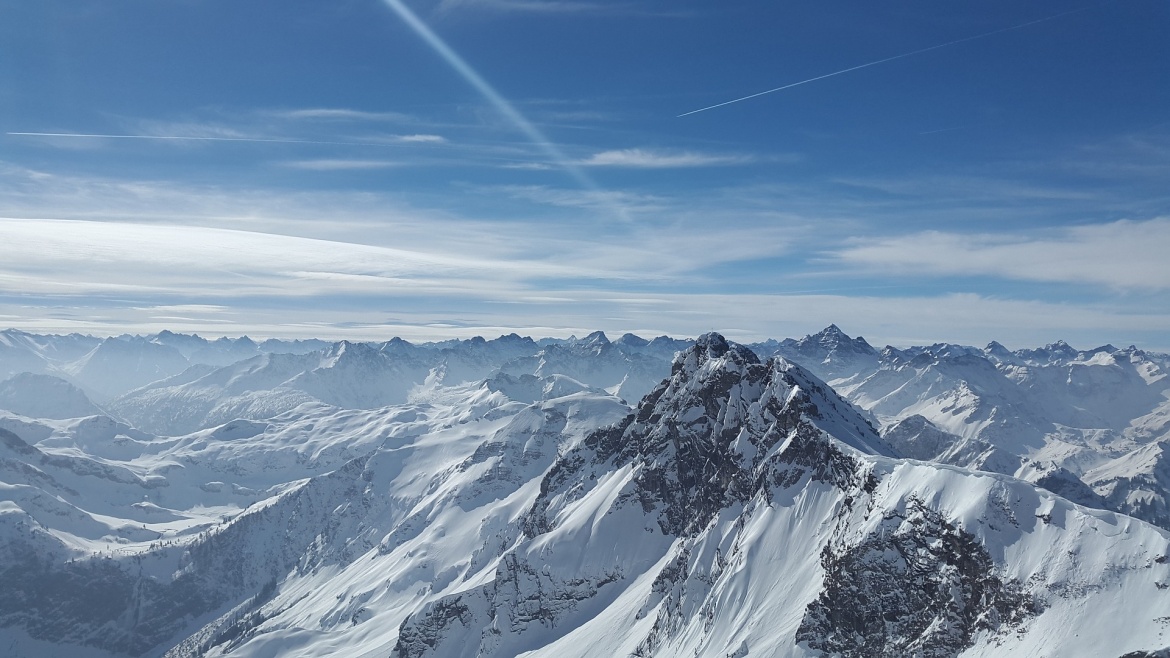 New snow across the Alps!